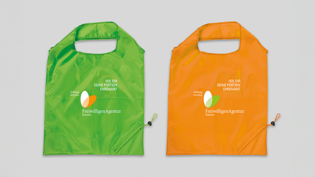 X und Y Design Freiwilligenagentur Münster Taschen