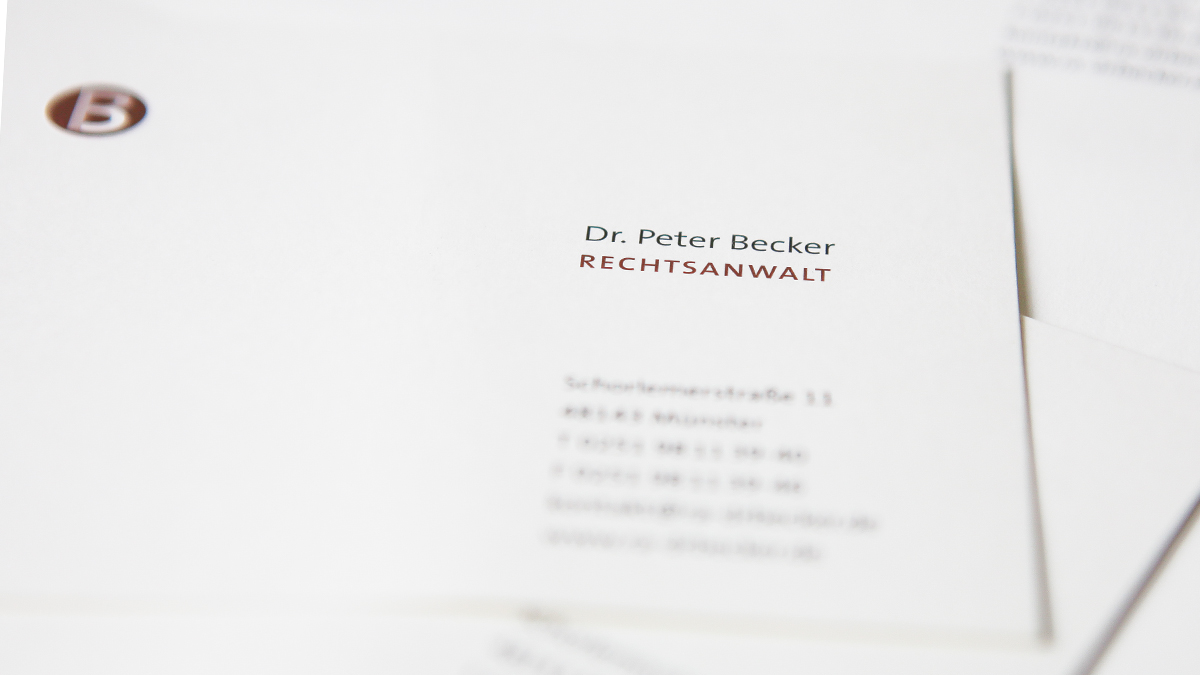 X und Y Design Peter Becker Rechtsanwalt