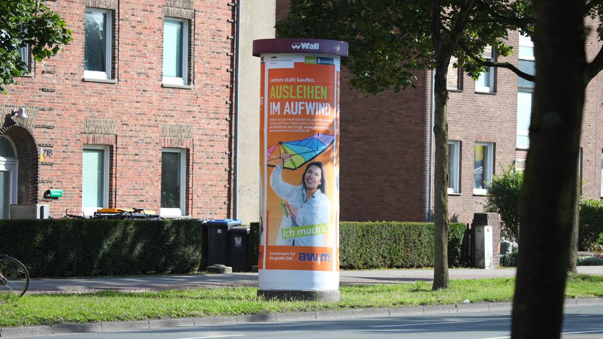 X und Y Design und Kommunikation Abfall Wirtschaftsbetriebe Muenster Buergerkampagne reloaded