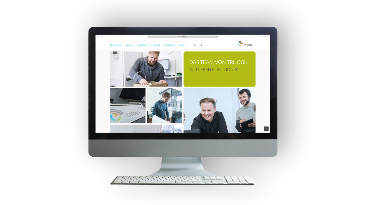 X und Y Design Trilogik Website